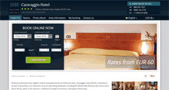 Desktop Screenshot of caravaggiohotel-naples.com