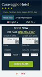 Mobile Screenshot of caravaggiohotel-naples.com